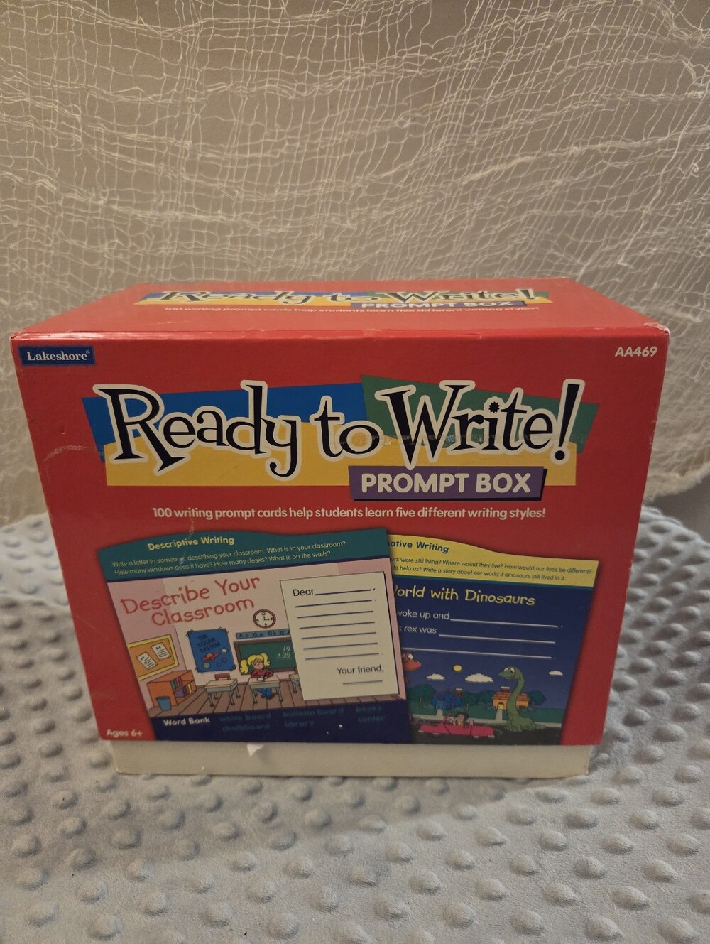 Lakeshore - Ready to Write! Prompt Box 100 Writing Prompt Cards